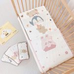 Thảm điều hòa kèm gối cao su Monona cho bé đi học chất liệu tencel êm dịu, thoáng mát - Image 3