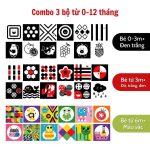 Bộ thẻ gấp zigzag kích thích thị giác cho bé sơ sinh - Image 3
