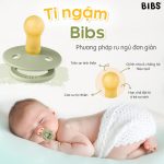 Ty ngậm giả ti núm tròn cao su BIBS STUDIO COLOUR phiên bản họa tiết mới - Image 6