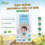 [có gói mini] Gạo trắng hữu cơ Hasabio ST25 Japonica cho gia đình và bé ăn dặm - Image 4