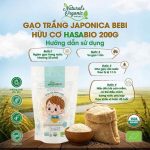[có gói mini] Gạo trắng hữu cơ Hasabio ST25 Japonica cho gia đình và bé ăn dặm - Image 5