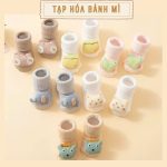 Vớ Tất hình thú nổi 3d mẫu ssbaby cổ cao chống trượt cho bé