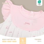 Bodychip Body suit cộc tay Judoby JB546 vải thun sợi tre mát cho bé - Image 5