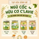 [HỎA TỐC HCM] Hũ mini đậu hạt ngũ cốc ăn dặm cho bé C'Lavie từ 60g - 110g tiện dụng cho mẹ