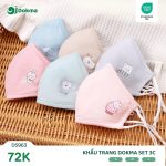 Khẩu trang vải Dokma cho bé (hộp set 3 cái) - Image 5
