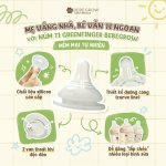 [HỎA TỐC HCM] Núm ti bình sữa Greenfinger Bebegrow cho bé từ sơ sinh - Image 4