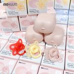 Ti giả silicone siêu nhẹ Moyuum ti ngậm cho bé từ sơ sinh có hộp đựng - Image 4