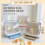 Kệ Khay úp bình sữa hình gấu Honper Bear HP247 Tủ đa năng giữ vệ sinh cho bé
