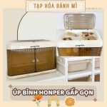 [HỎA TỐC HCM] Kệ úp bình sữa Tủ đa năng gấp gọn HONPER HP244 cao cấp thiết kế 2 tầng thông minh