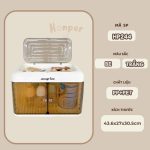 [HỎA TỐC HCM] Kệ úp bình sữa Tủ đa năng gấp gọn HONPER HP244 cao cấp thiết kế 2 tầng thông minh - Image 2