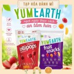 [HCM] Kẹo hữu cơ YUMEARTH Kẹo organic Kẹo mút Kẹo dẻo cho bé vị trái cây