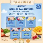 Bánh gạo ăn dặm hữu cơ GERBER TEETHERS cho bé