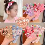 [Set 3c] Bờm dán băng đô dán tóc kèm charm cho bé gái - Image 2
