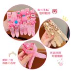 [Set 3c] Bờm dán băng đô dán tóc kèm charm cho bé gái - Image 3