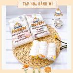 [Trơn/Họa tiết] Set 5 Khăn sữa xô nhăn Manny 6 lớp cho bé từ sơ sinh