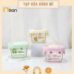 Hũ thủy tinh khởi đầu Misan nắp vuông tròn cho bé ăn dặm