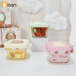 Hũ thủy tinh khởi đầu Misan nắp vuông tròn cho bé ăn dặm - Image 4