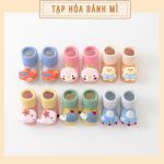 Hộp set 2 đôi vớ chống trượt Huaweishu có hộp làm quà tặng cho bé sơ sinh (0-6m) - Image 5