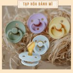Ty ngậm giả ti núm dẹt cao su BIBS COLOUR LATEX cho bé từ sơ sinh