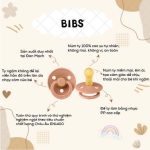 Ty ngậm giả ti núm dẹt cao su BIBS COLOUR LATEX cho bé từ sơ sinh - Image 4