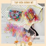 Túi zip ngôi sao hình cute đựng chun thun cột tóc cho bé