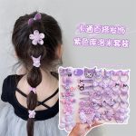 Set 35 dây chun thun + kẹp tóc hoạt hình xinh yêu cho bé - Image 4