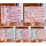 Set 35 dây chun thun + kẹp tóc hoạt hình xinh yêu cho bé - Image 5