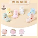 Vớ tất hình thú cho bé sơ sinh 0-6 tháng nhiều mẫu có chống trượt - Image 3