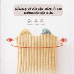 Vớ tất hình thú có chống trượt đựng túi zip cho bé - Image 4