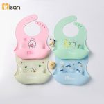 Yếm ăn dặm silicon Misan dáng HQ có máng cho bé ăn dặm - Image 2