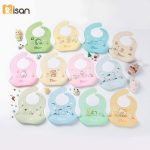 Yếm ăn dặm silicon Misan dáng HQ có máng cho bé ăn dặm - Image 5