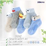 Set 5 đôi vớ tất lưới Dokma DS382 cho bé 6-12m