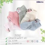 Set 5 đôi vớ tất lưới Dokma DS382 cho bé 6-12m - Image 4