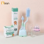 Bộ cọ rửa bình sữa bằng silicon Misan có đế cắm tiện dụng cho mẹ - Image 3