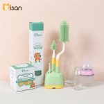 Bộ cọ rửa bình sữa bằng silicon Misan có đế cắm tiện dụng cho mẹ - Image 5