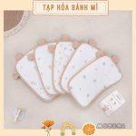 Gối bông tai gấu Monona vải cotton waffle phiên bản mới mịn thoáng cho bé từ sơ sinh - Image 2