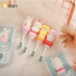 Bàn chải lông tơ hình thú Misan có hộp đựng cho bé mới tập đánh răng - Image 3