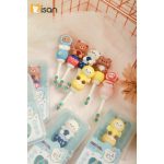 Bàn chải lông tơ hình thú Misan có hộp đựng cho bé mới tập đánh răng - Image 6