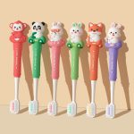 Bàn chải đánh răng trẻ em Cute Animal Honper HP240 lông mềm cho bé 3y+ - Image 5