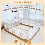 [HCM] Thanh chắn giường Honper Capybara cao cấp nâng hạ 1 bên hàng chính hãng an toàn cho bé