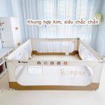 [HCM] Thanh chắn giường Honper Capybara cao cấp nâng hạ 1 bên hàng chính hãng an toàn cho bé - Image 4