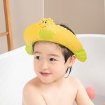 Mũ gội đầu Nón tắm chắn nước họa tiết khủng long chibi cho bé - Image 5