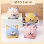 Nón kết Mũ lưỡi trai hình Mèo cho bé đi chơi (có ảnh thật)