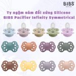 Ty ngậm giả ti núm đối xứng silicone BIBS INFINITY SYMMETRICAL cho bé từ sơ sinh - Image 2