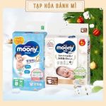 [HỎA TỐC HCM][TẶNG QUÀ] Tã Bỉm Moony Blue Xanh Natural Trắng chính hãng Nhật quần dán đủ size cho bé