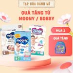 [QUÀ TẶNG KO BÁN] Mua tã bỉm Moony Bobby tặng quà Khăn ướt / Balo / Chảo / Vali cho bé - Image 3