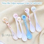 Thìa Muỗng ăn dặm Honper nhựa melamine cán nhỏ/to - Image 6