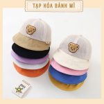 Nón lưới rộng vành hình Gấu chống nắng cho bé đi chơi (có ảnh thật)