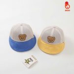 Nón lưới rộng vành hình Gấu chống nắng cho bé đi chơi (có ảnh thật) - Image 5
