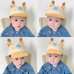 Nón kết Mũ lưỡi trai hình thú con vật in nổi cho bé đi chơi - Image 3